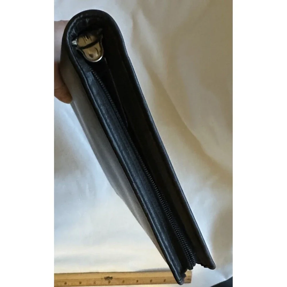 Vintage Black Personal Organizer Planner Day Runner 9
